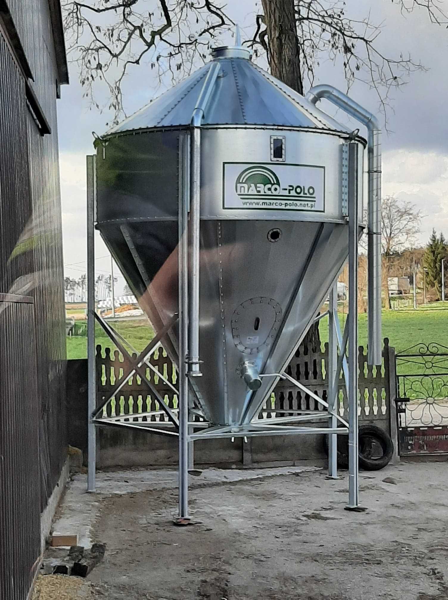Silos 9 t 12 t 15 t 20 t 25 t 30 t 38t Nowe zbożowy paszowy Marco Polo
