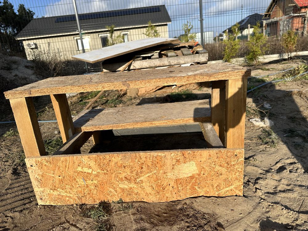 Schodki z płyt OSB solidne pilnie oddam
