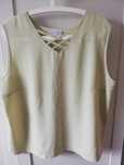 Melanie pistacjowy top r. 46