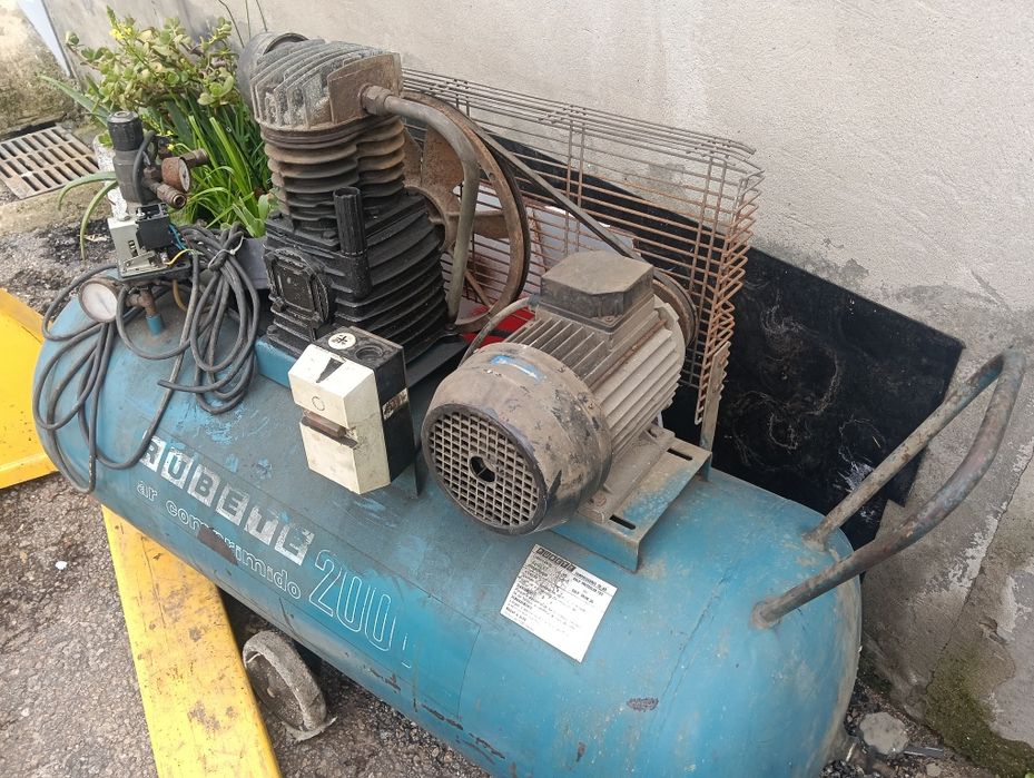 Compressor Rubete 200 l para reparar