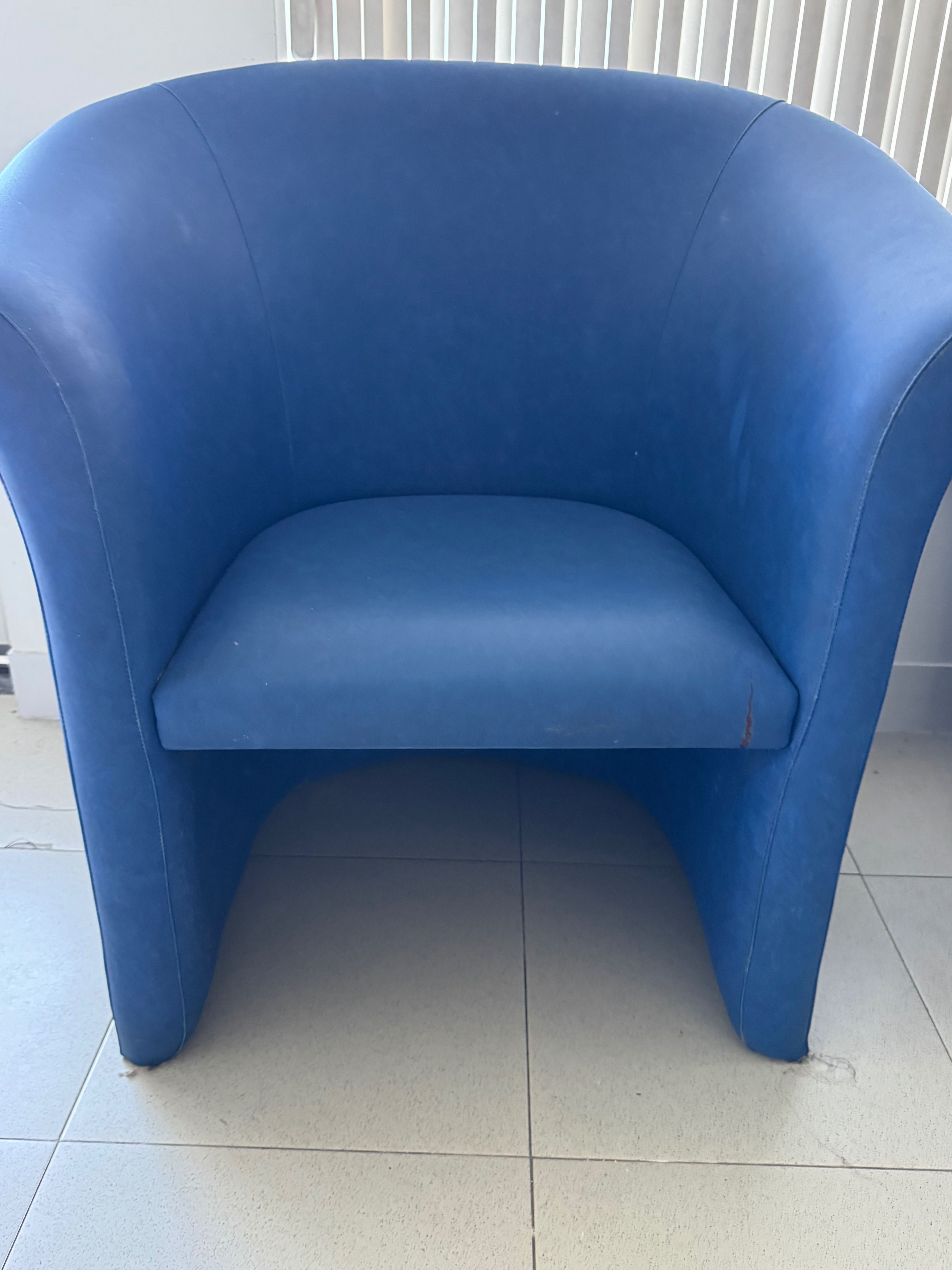 Sofá azul como novo