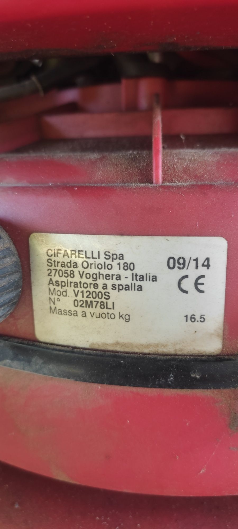 Cifarelli V1200 Máquina de apanhar castanhas