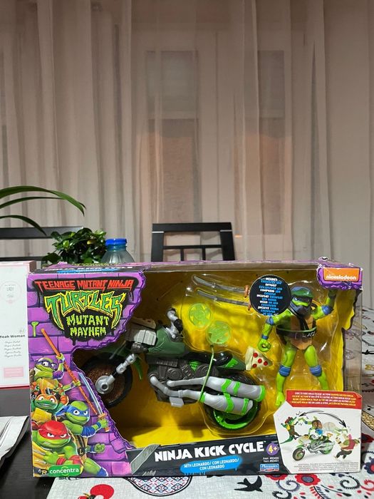 Tartaruga ninja + mota selado!