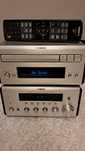 Amplificador Yamaha RX-E410 e leitor CDX-E410