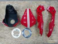 Aprilia Gilera DNA 125 50 kanapa owiewka ogon regulator wiazka tarcza