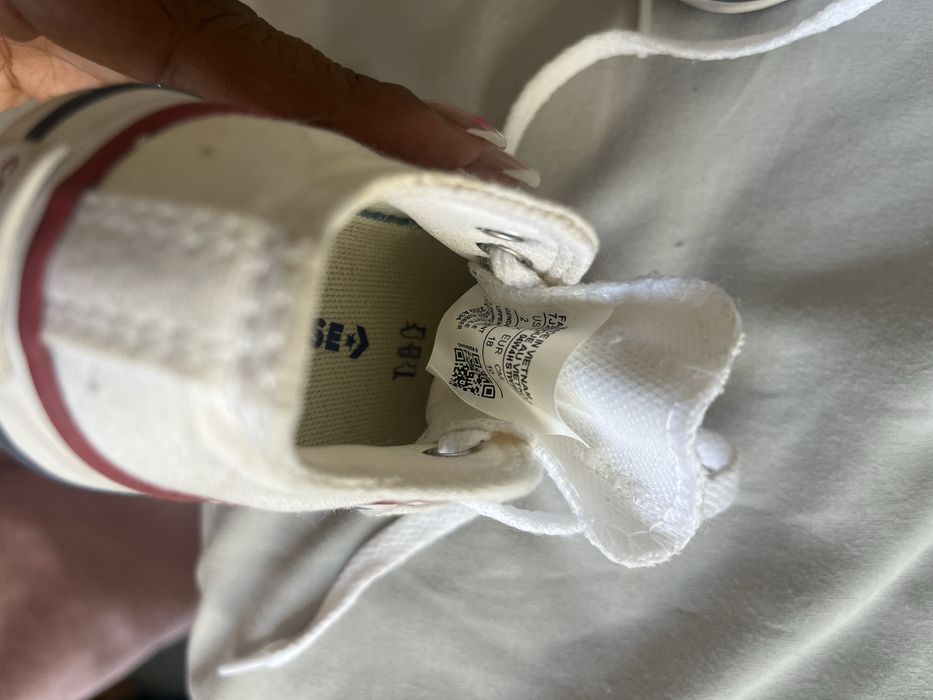 All star branco bebe