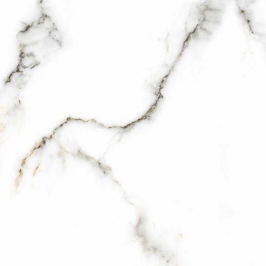 Белая Глянцевая Плитка под Мрамор На пол и Стены CARRARA 60х60 см
