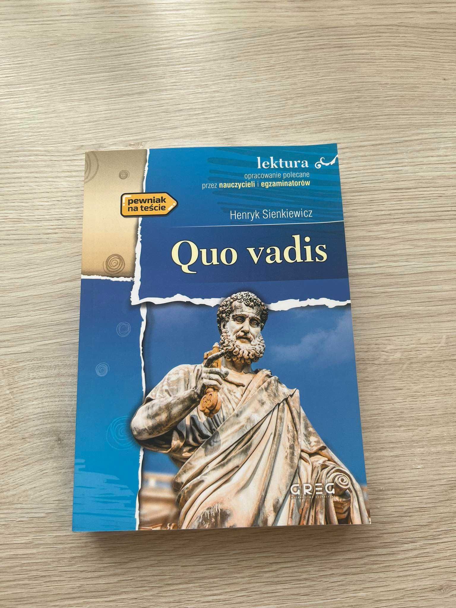 "Quo vadis" - książka