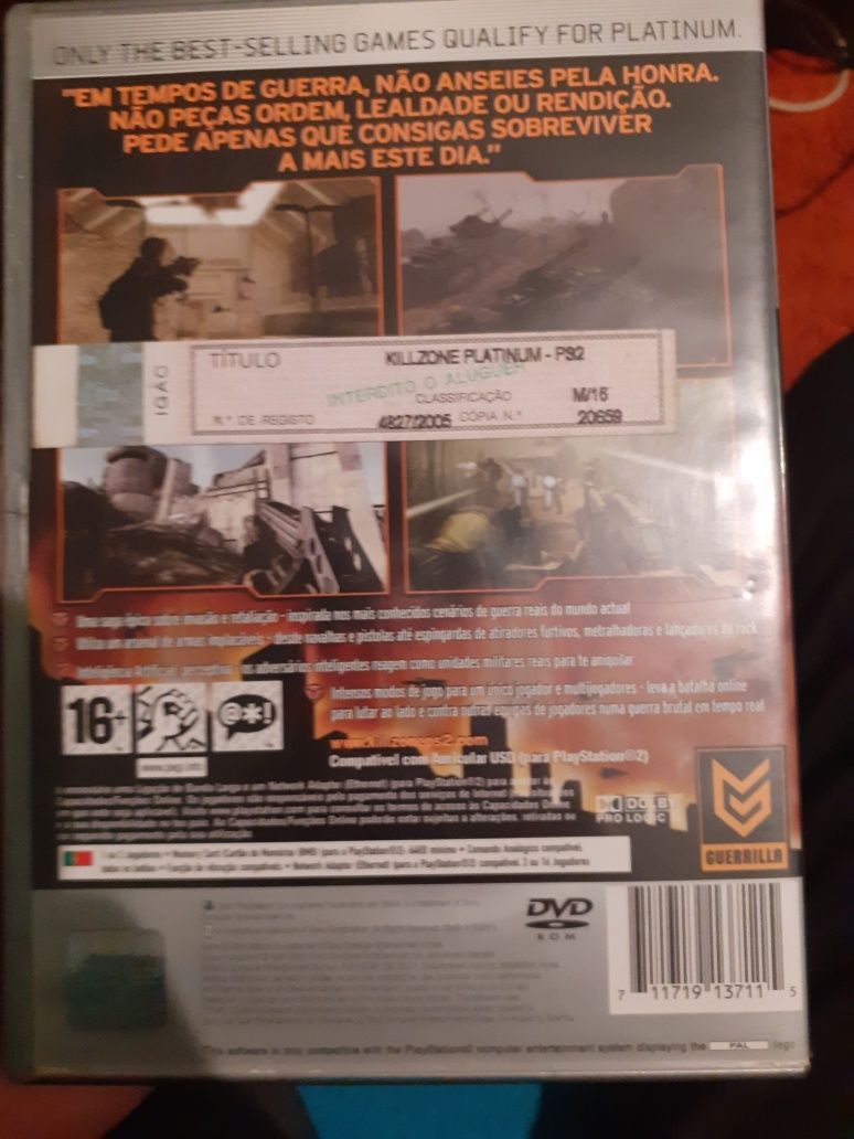 Vendo Killzone para ps2