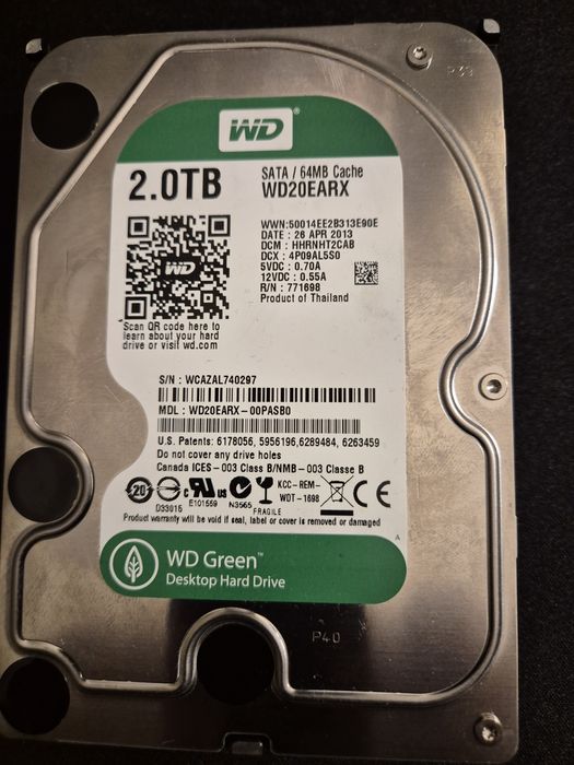 Dysk 2 TB 3.5 cala WD - Twój magazyn danych !