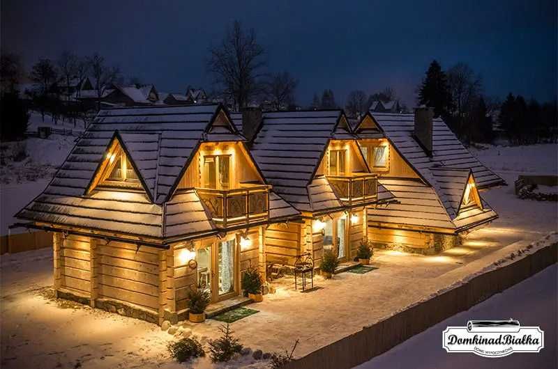 Domek do wynajęcia w górach widok blisko rzeki Białka tatrzańska Tatry