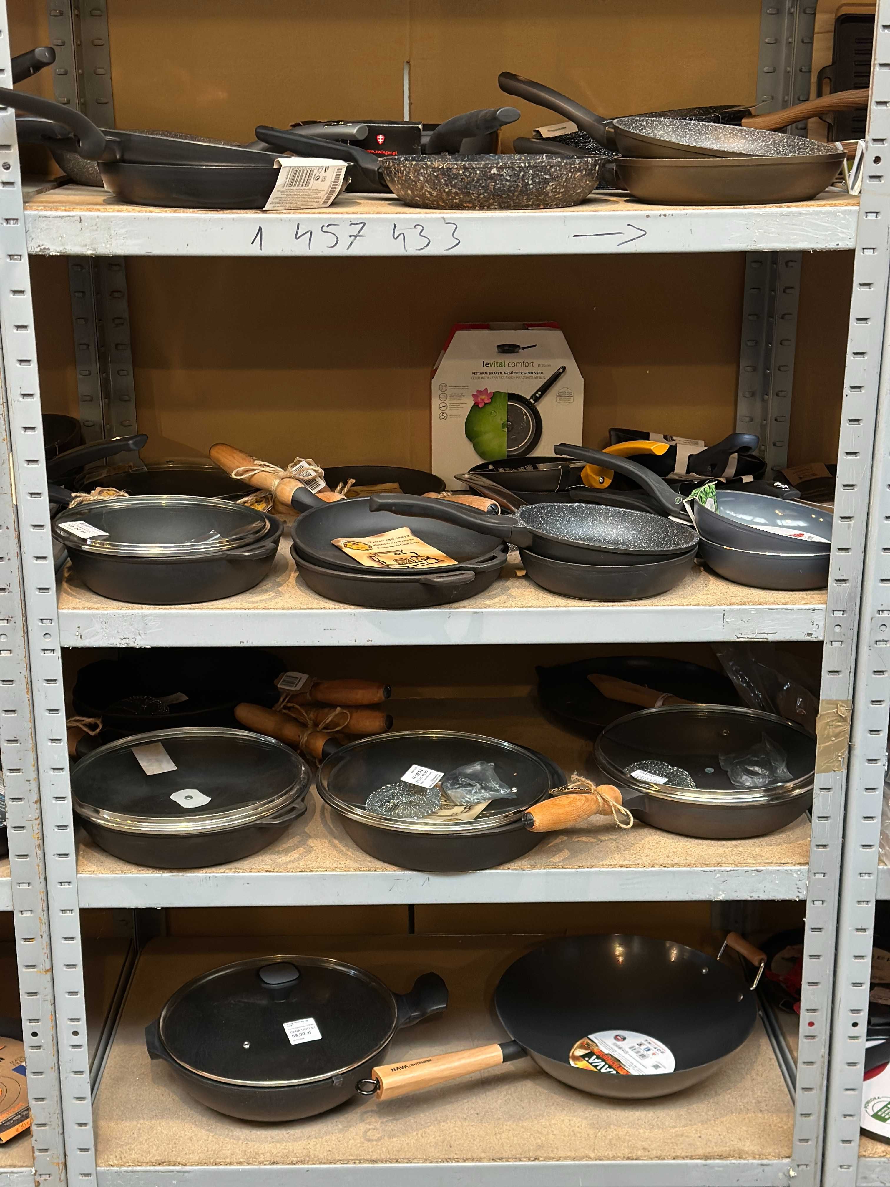 Patelnia na indukcję i gaz, ceramiczna, nieprzywierająca - OUTLET