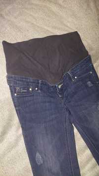 Jeansowe spodnie ciążowe MAMA