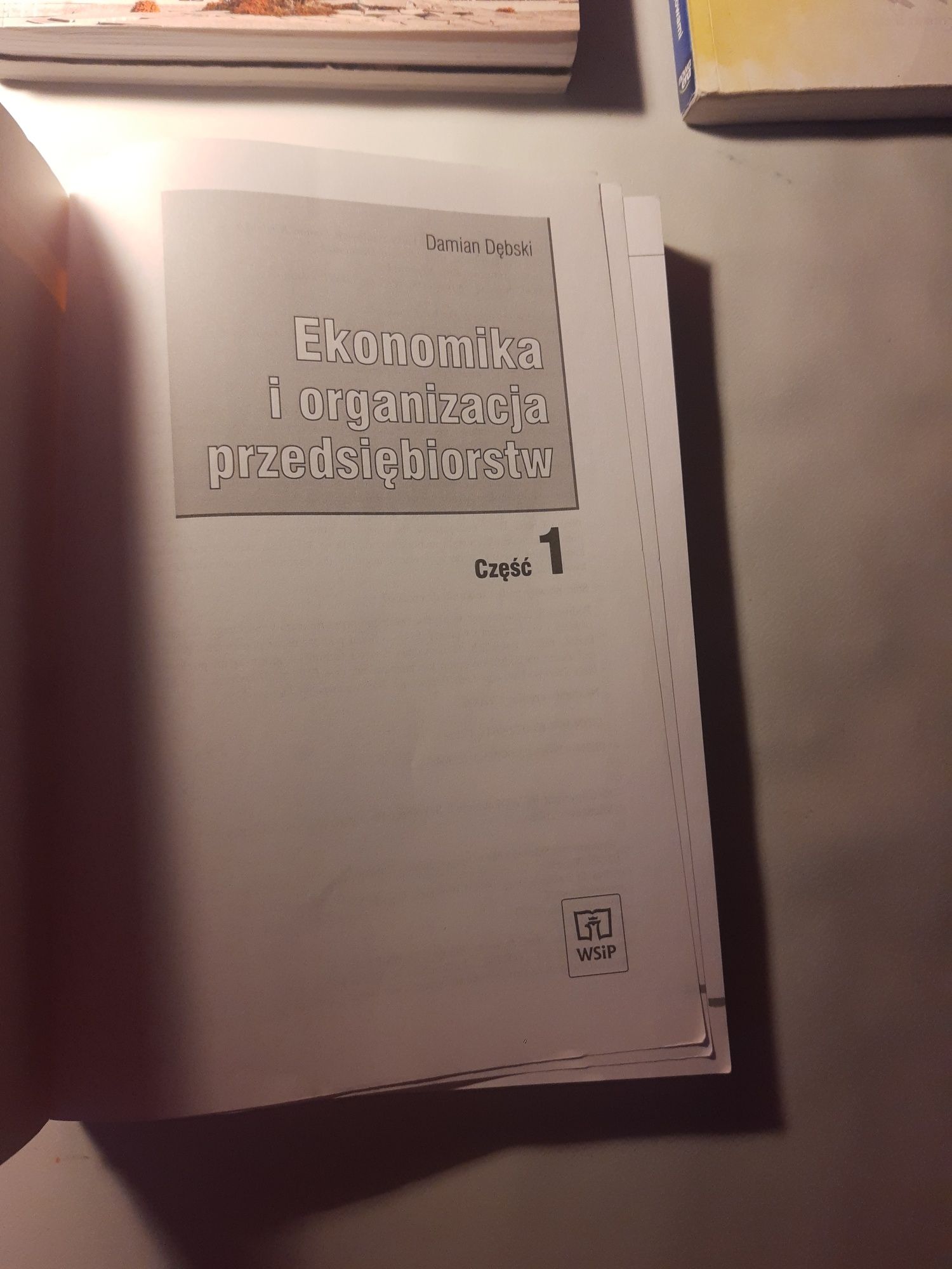 Ekonomika i organizacja przedsiębiorstw podręcznik klasa1