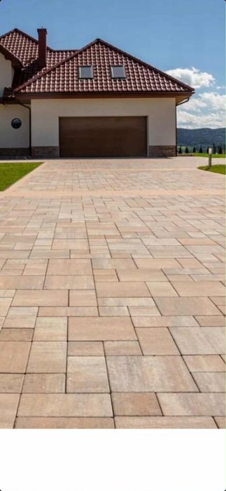 układanie kostki brukowej, płyt chodnikowych brukarstwo