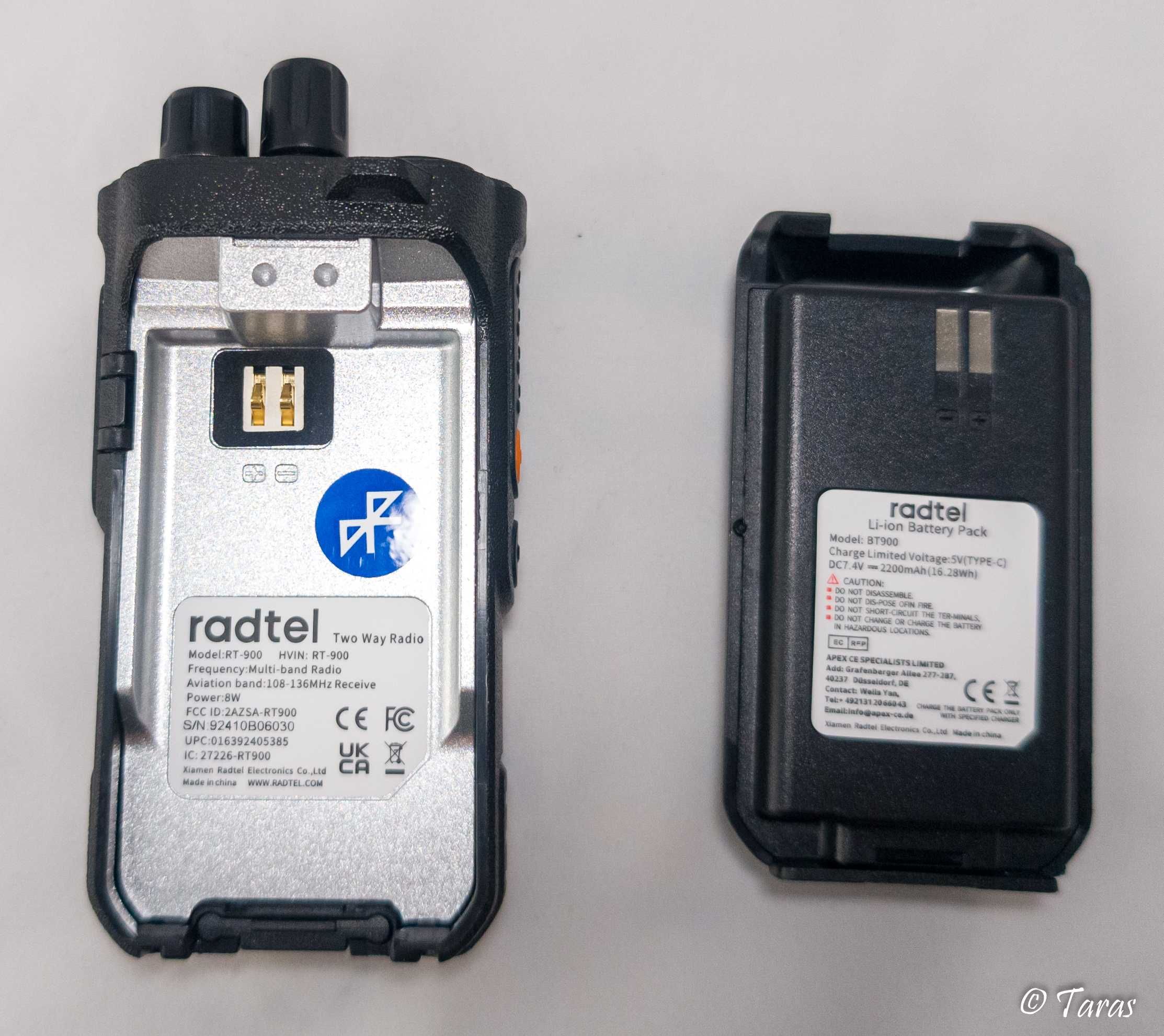 радіостанція рація radtel rt 900 bluetooth