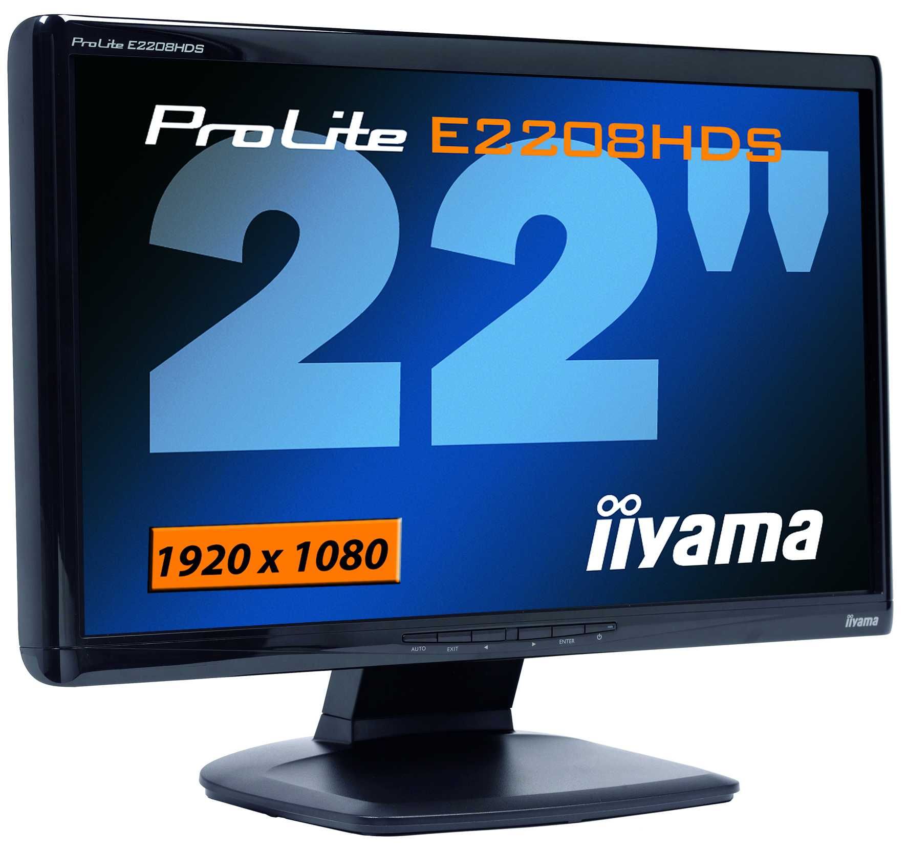 Монитор iiyama E2208HDS ( TN+Film / FullHD 1080p / 16:9 / 22" )