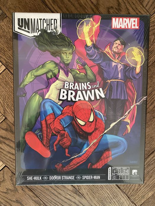 Настільна гра unmatched marvel brains and brawn нова в плівці анг