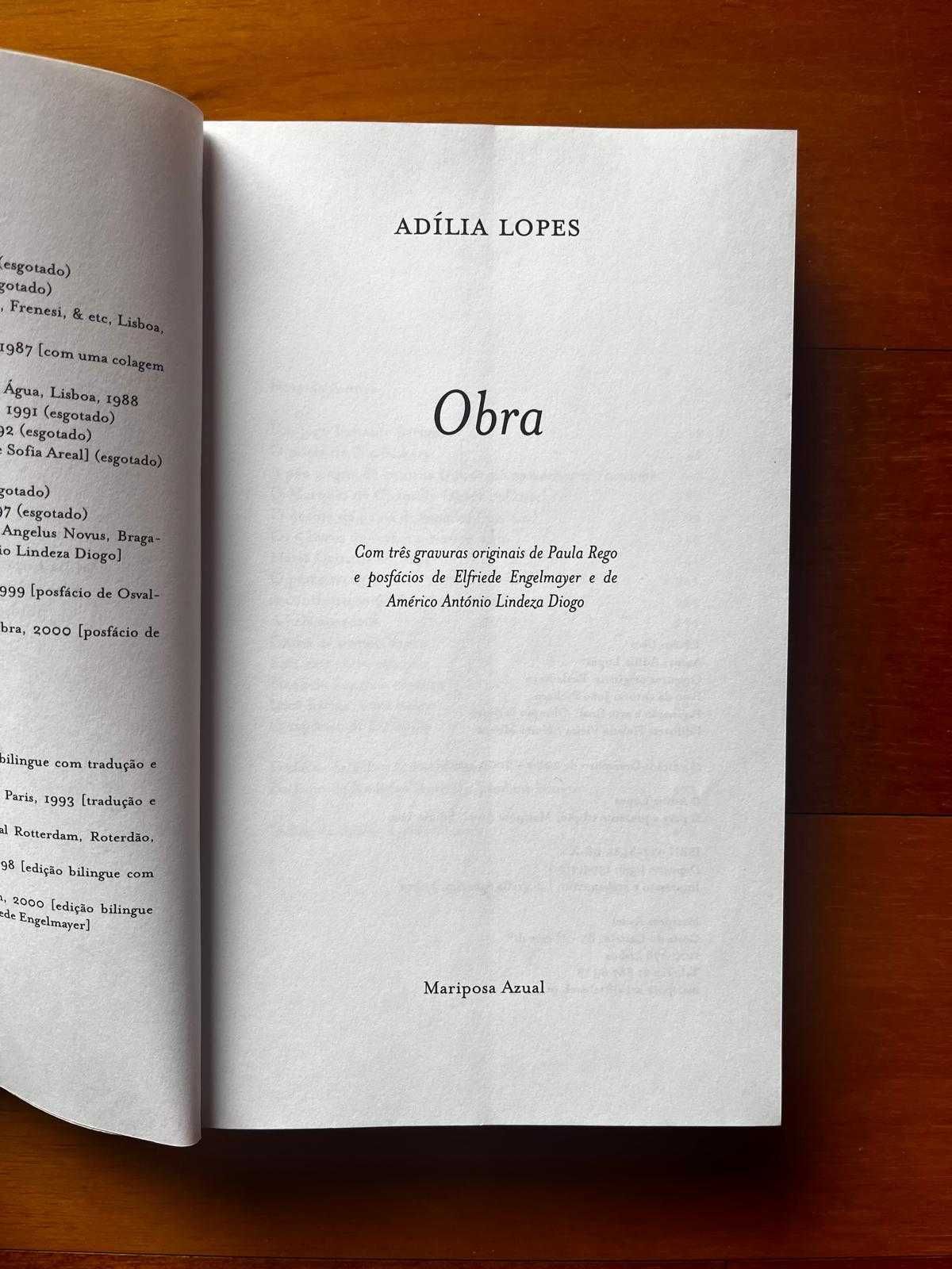 "Obra" de Adília Lopes