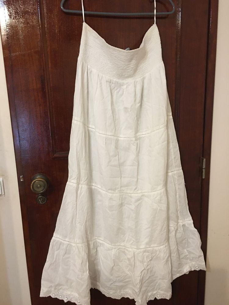 Vestido Branco Comprido da Atmosphere