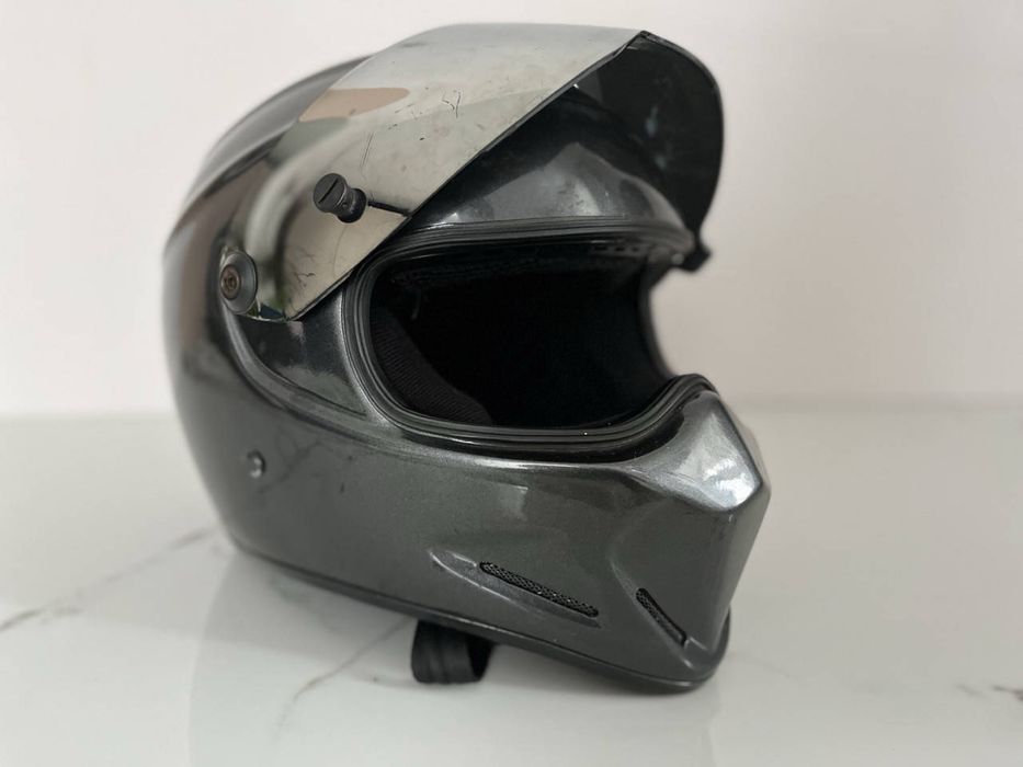 Шолом для мотоцикла бу в комплект прозоре скло