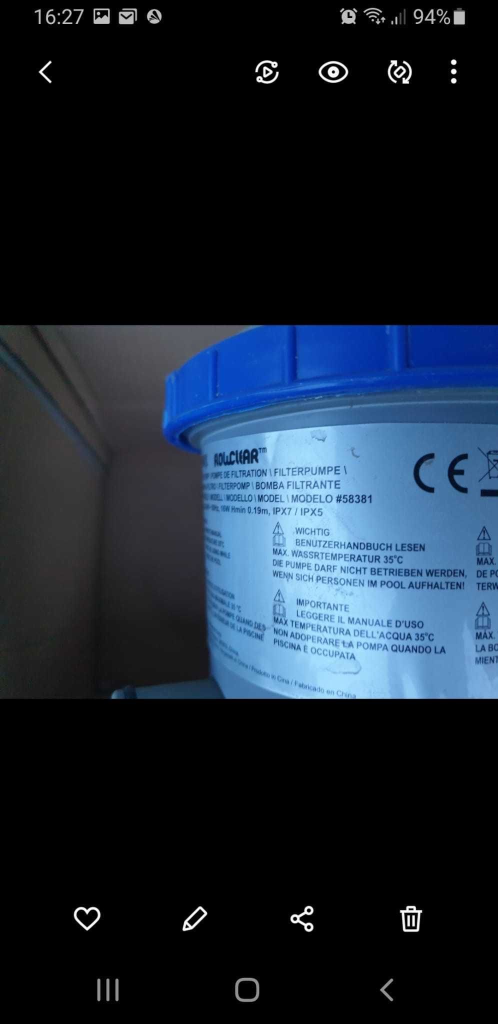 Basen rozporowy fast set 3m