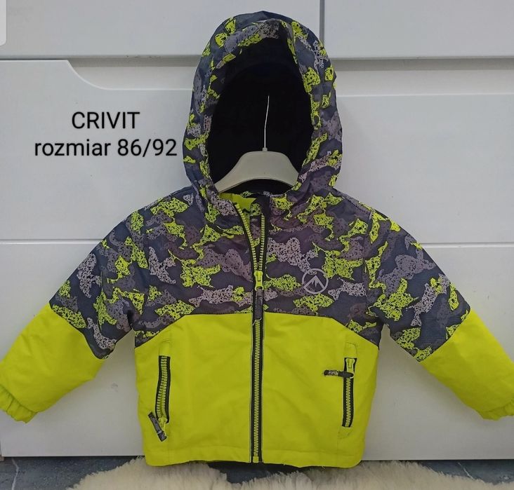 Kurtka zimowa nanarciarska Crivit rozm 86/92 chłopięca