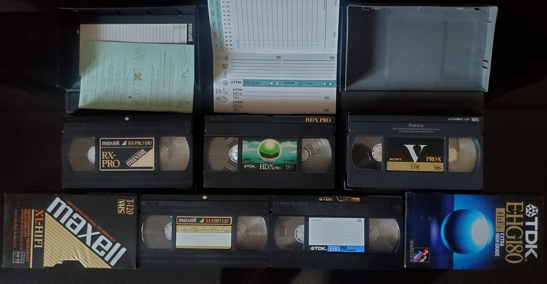 VHS- кассеты  TDK, BASF, MAXELL,Panasonic
