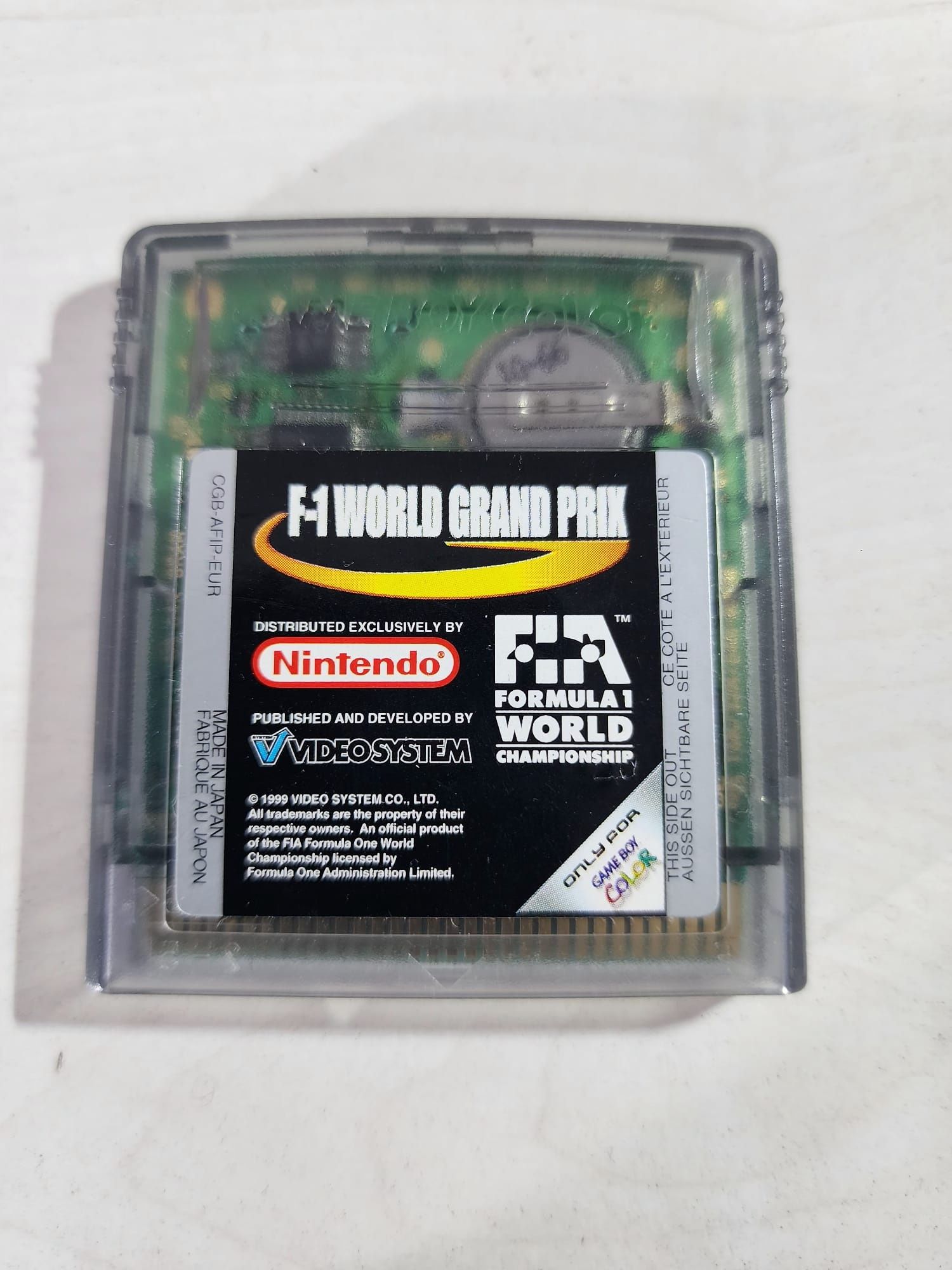 F-1 world grand prix gameboy color