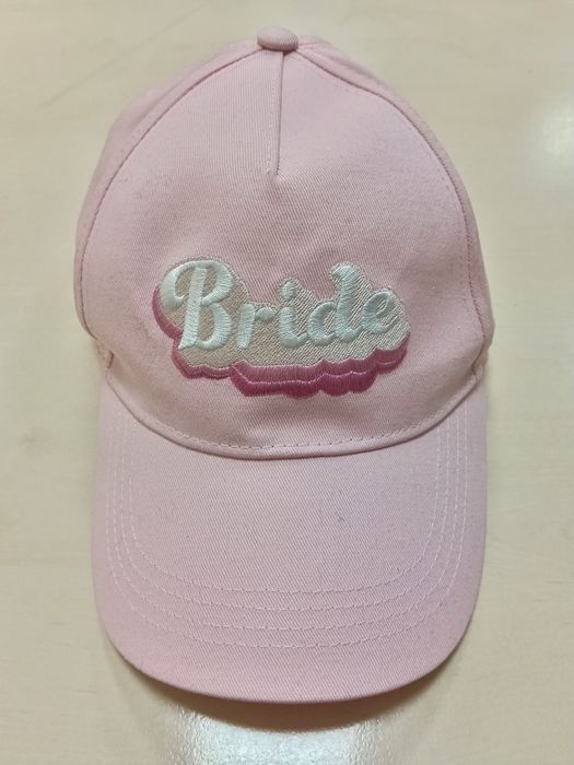 Нова жіноча рожева бавовняна бейсболка з надписом Brige (наречена).