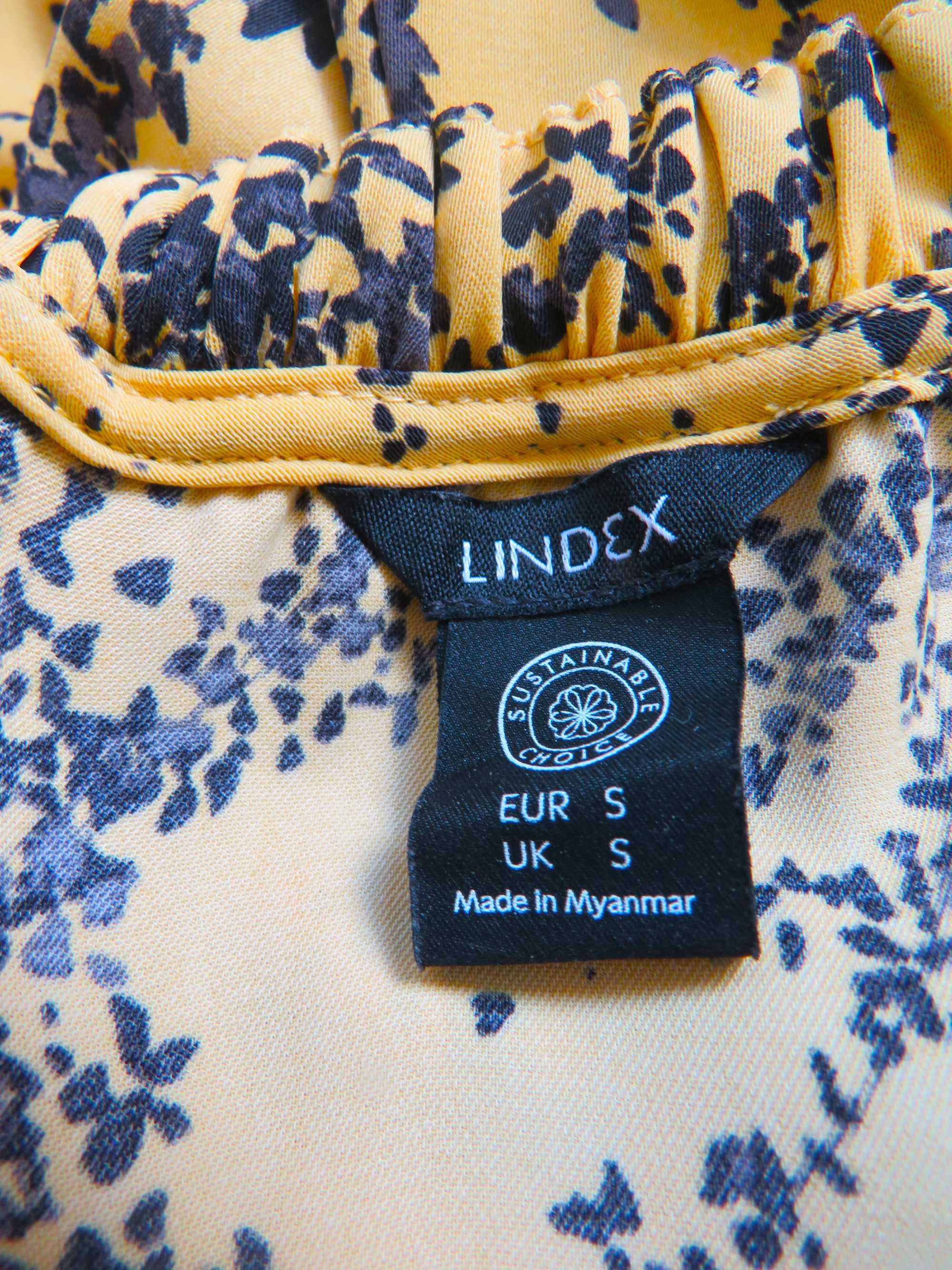 Letnia kopertowa sukienka LINDEX rozm.S