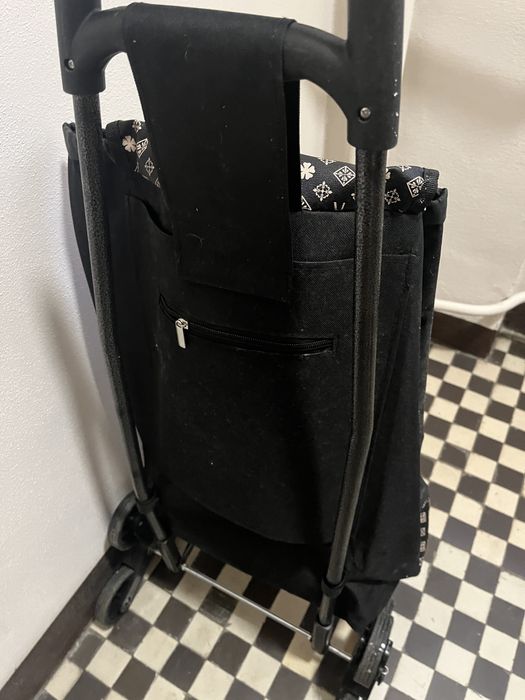 Wózek na zakupy, torba na kółkach na schody 3 koła