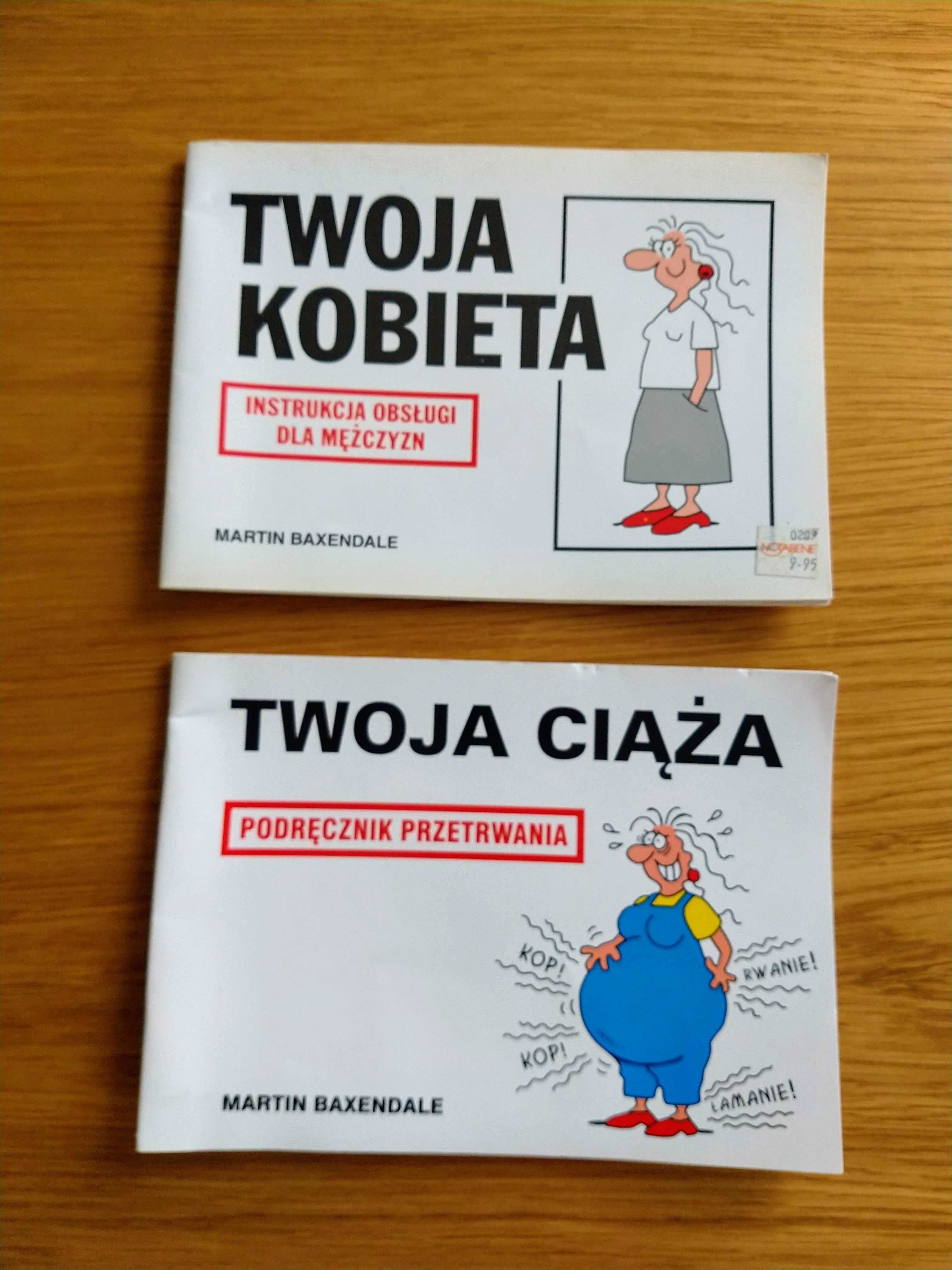 Zestaw książek humorystycznych: Twoja Ciąża i Twoja Kobieta