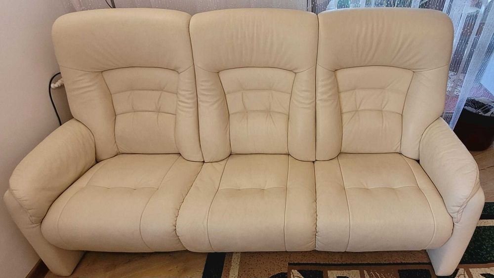Sofa piękna skóra jak nowa