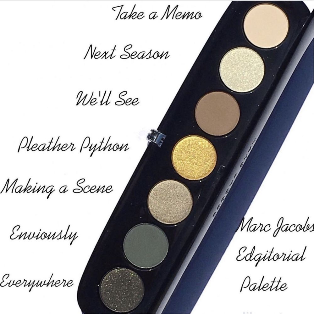 Marc Jacobs Eyeshadow Edgitorial тіні