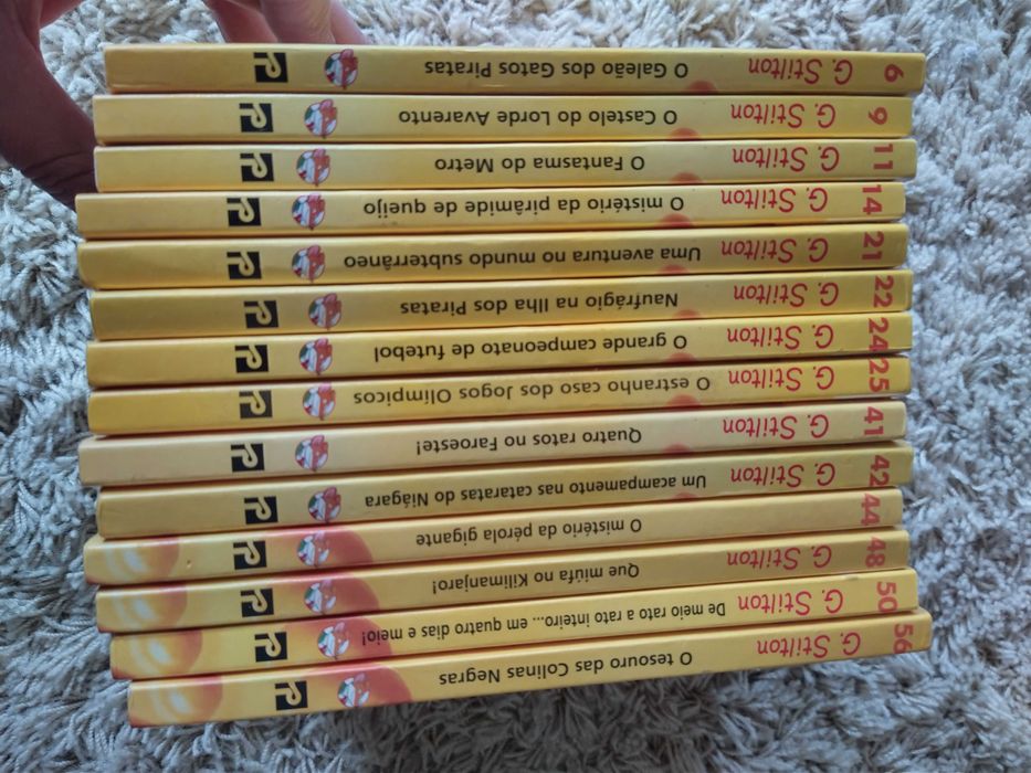 Livros coleção Gerônimo Stilton