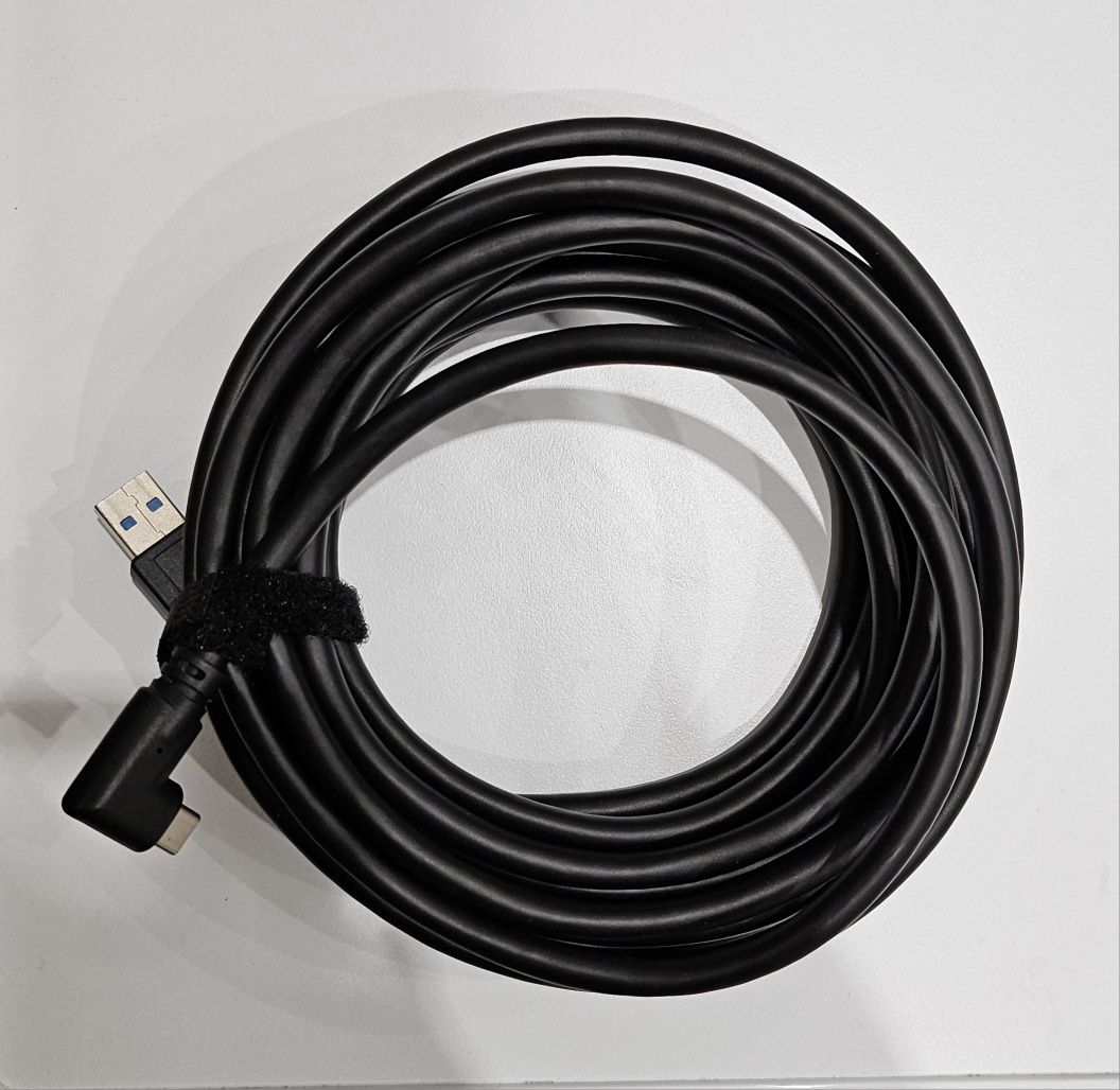 Długi [5m] przewód kątowy USB C - USB A 3.0