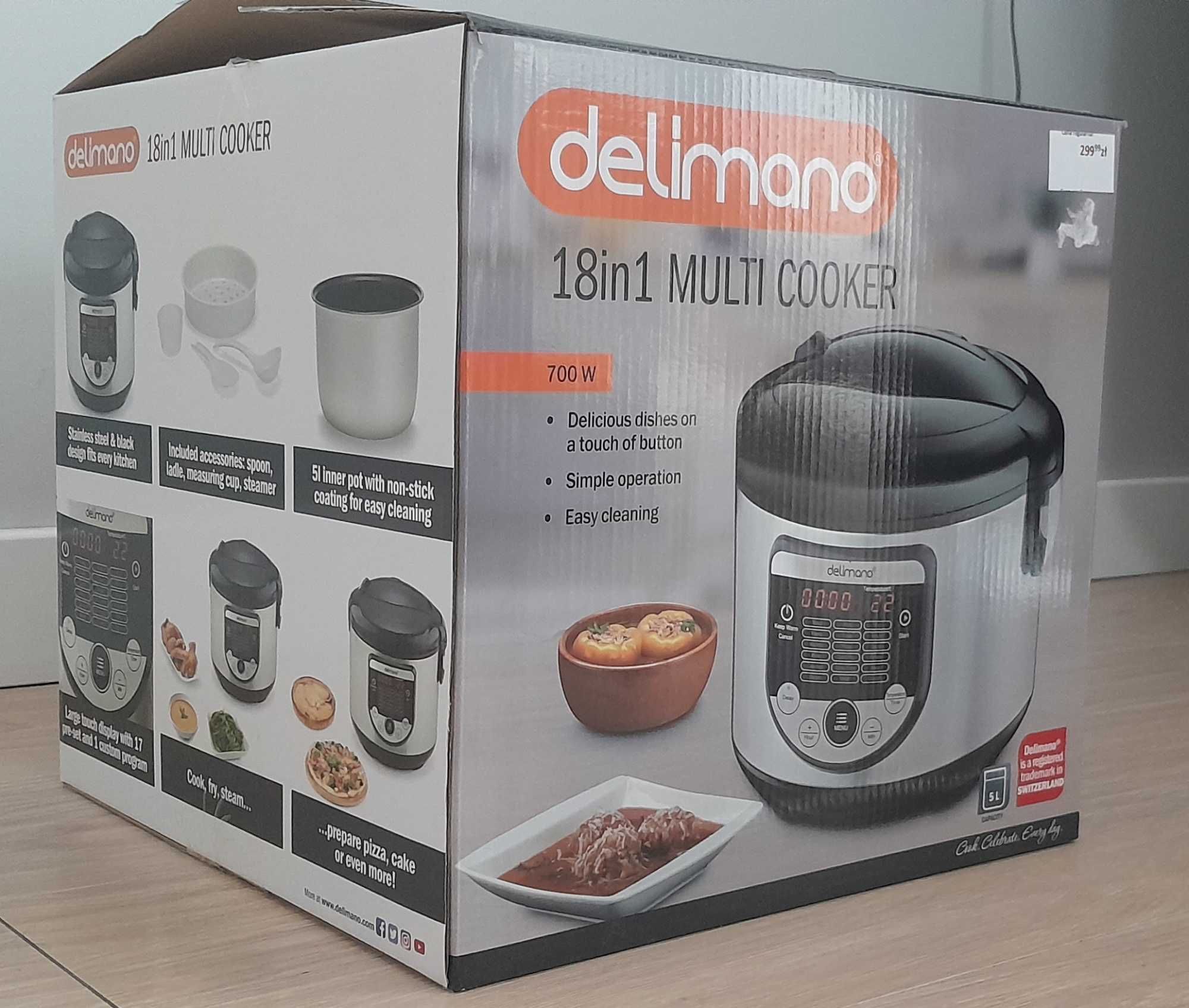 Delimano Multicooker 18w1