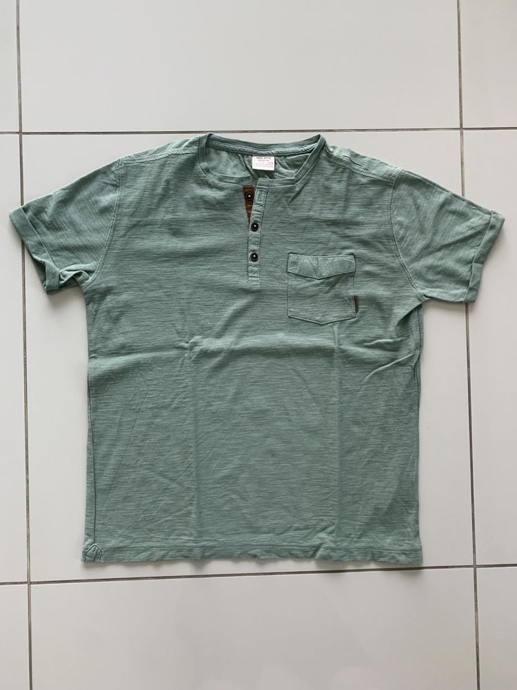 ZARA BOYS- rozm. 152 cm, zielony t- shirt.
