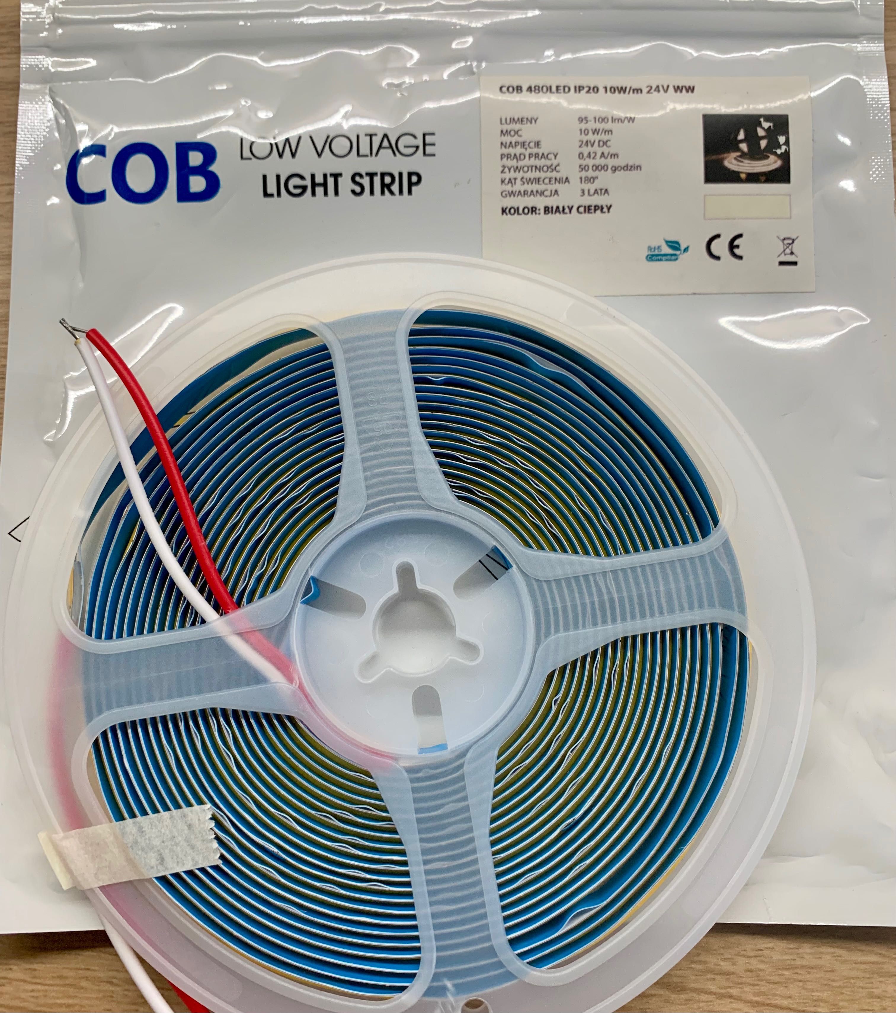 Taśma LED 24V COB