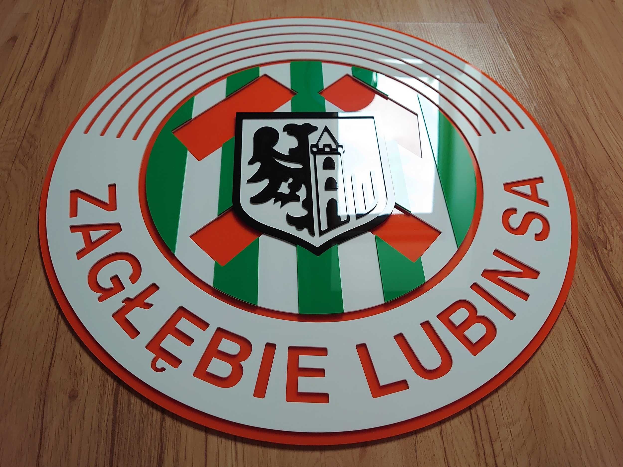 Zagłębie Lubin herb na ścianę do domu prezent na święta dla chłopaka