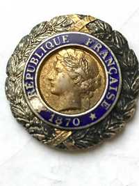Старинная медаль 1870 год
