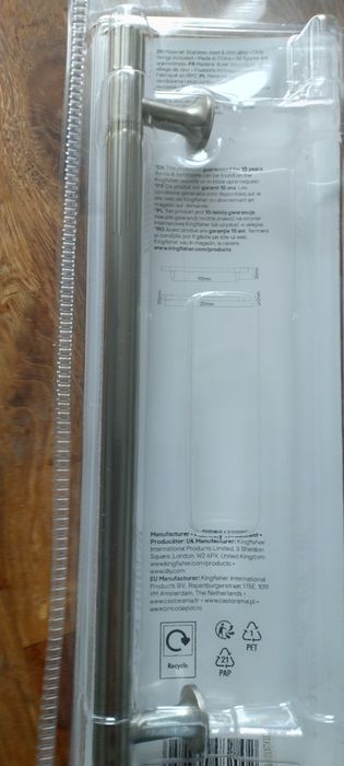 Uchwyty do szafek kuchennych  20 sztuk stał nierdzewna i stóp cynku