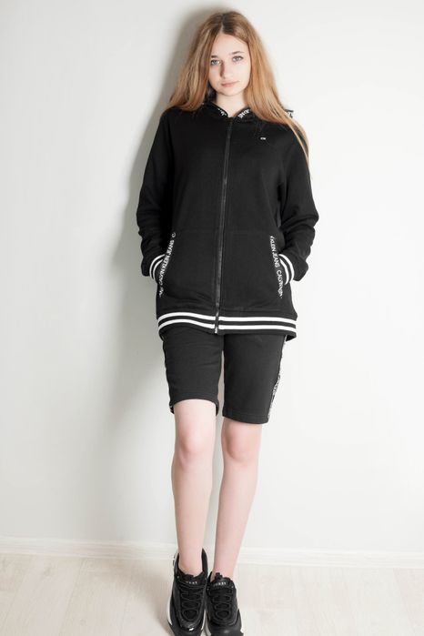 CALVIN KLEIN ОРИГІНАЛ. Жіночі чоловічі шорти велосипедки чорні XS S M