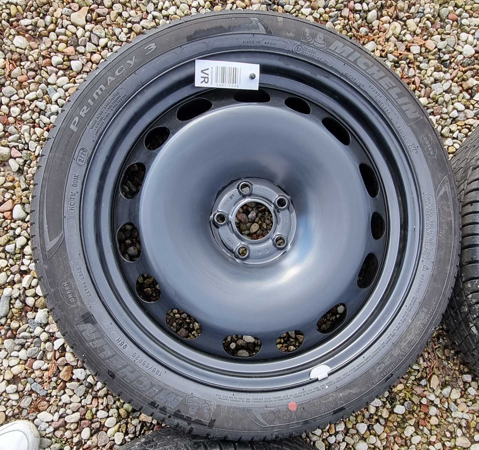 Koła letnie 20"  Felgi stalowe 5x114,3 Renault Scenic Kadiar Espace