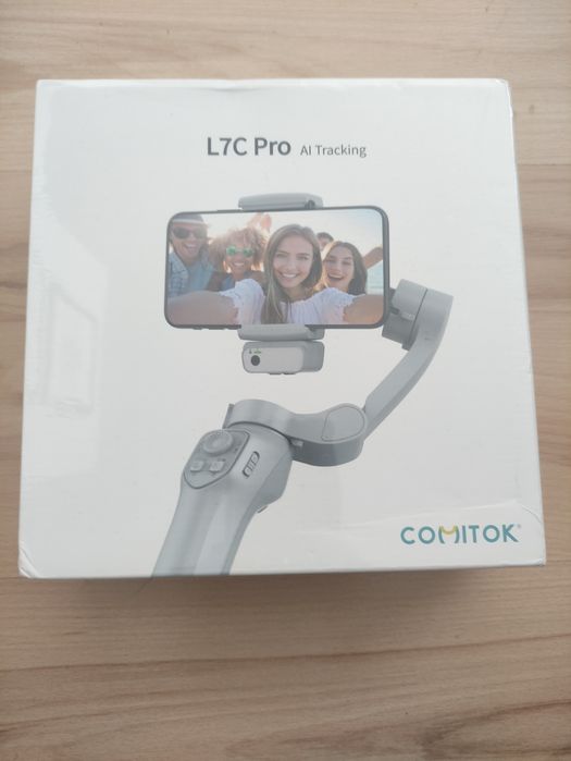 Gimbal L7C Pro, selfie stick, uchwyt na telefon