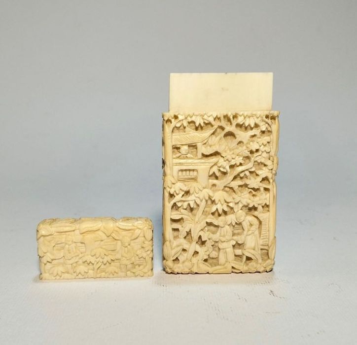 Antiga Cartoneira Chinesa china Cantão Cantonesa. séc. XIX (A3)