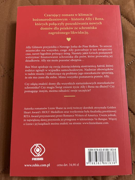 Świąteczna książka „ Lizzie Shane”