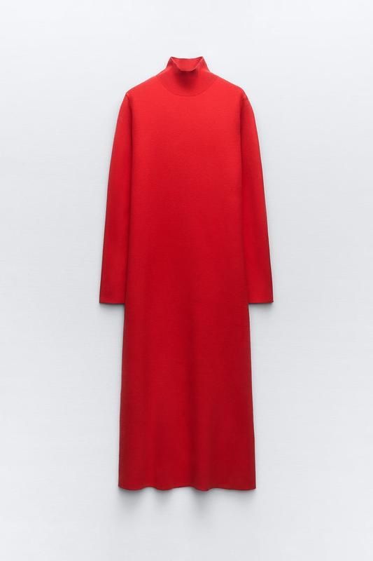 Платье Zara, плащ Polo Garage Кожаные брюки, Италия