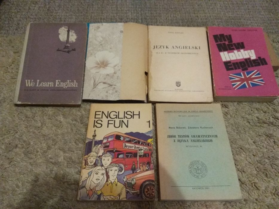 Stare podręczniki do języka angielskiego